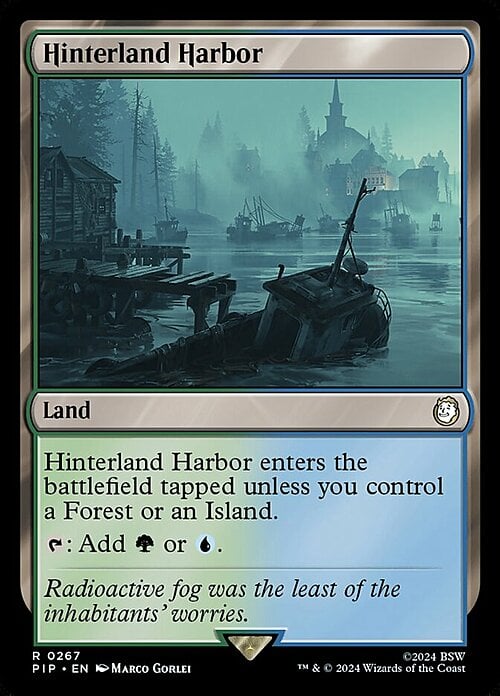Hinterland Harbor Card Front