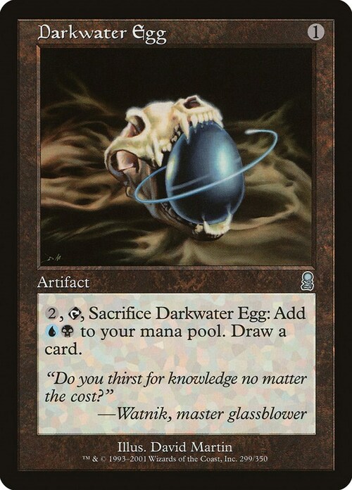 Darkwater Egg Card Front