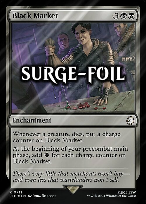 Black Market Card Front