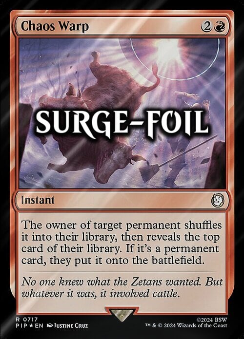 Chaos Warp Card Front