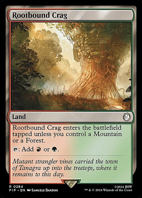 Rootbound Crag Card Front