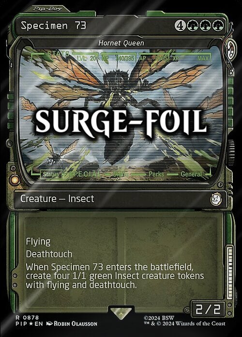 Hornet Queen Card Front