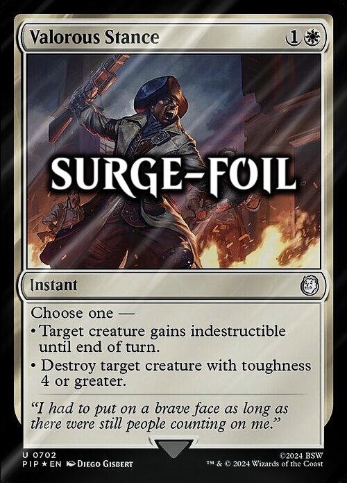 Valorous Stance Card Front