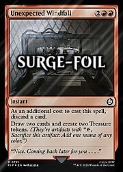 Unexpected Windfall · Surge Foil 721