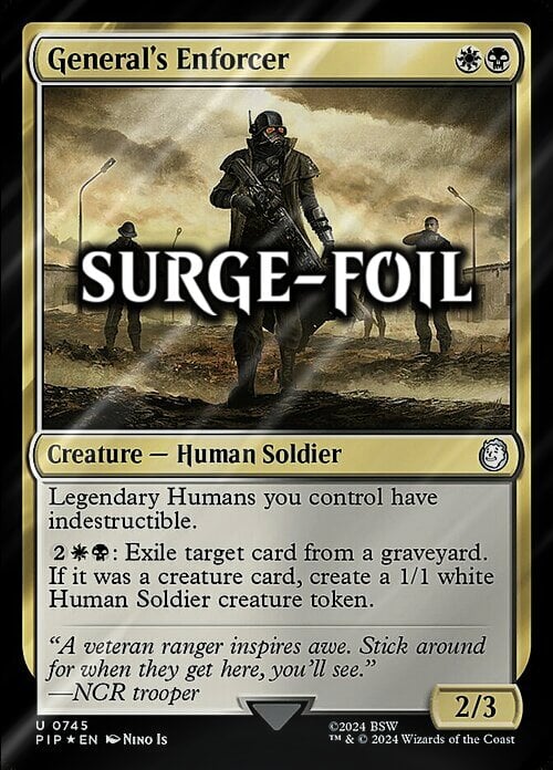 General's Enforcer Card Front