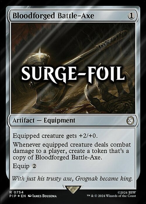 Bloodforged Battle-Axe Card Front