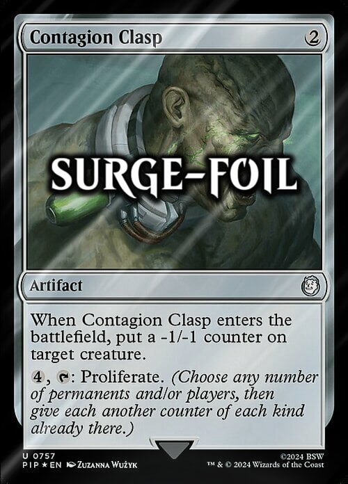 Contagion Clasp Card Front