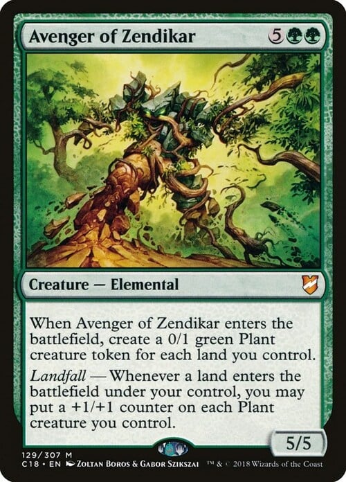 Avenger of Zendikar Card Front