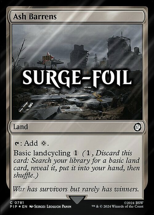 Ash Barrens Card Front