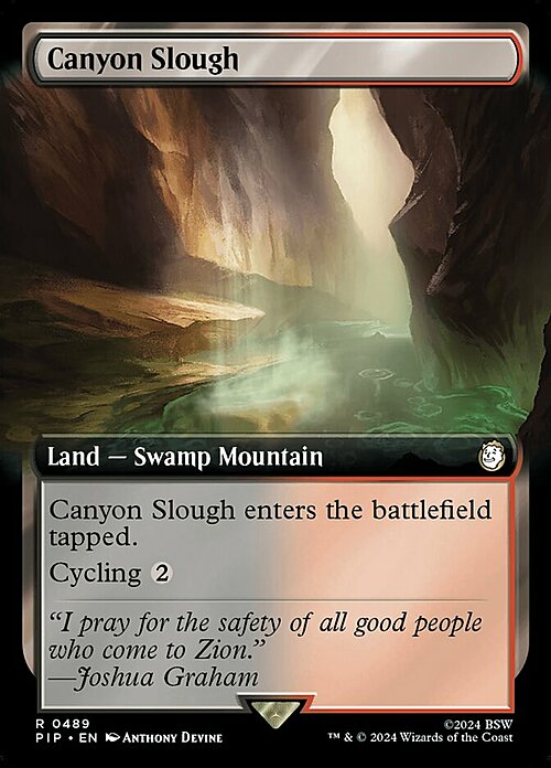 Canyon Slough Card Front