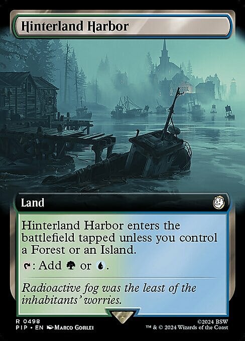 Hinterland Harbor Card Front