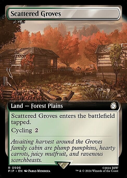 Scattered Groves Card Front