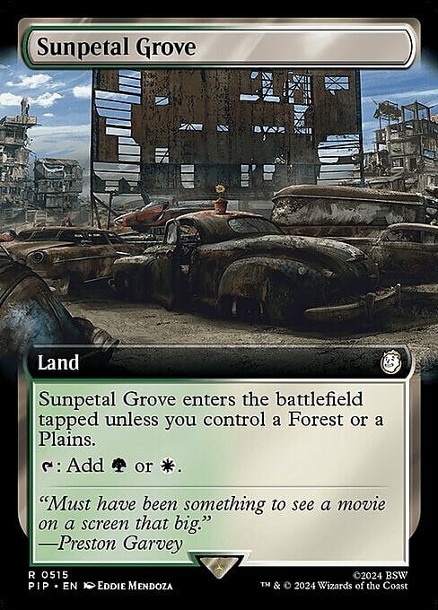 Sunpetal Grove Card Front