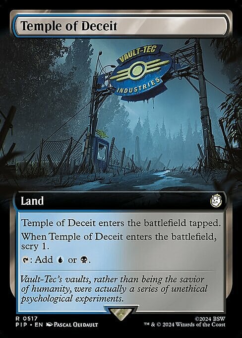 Tempio dell'Inganno Card Front