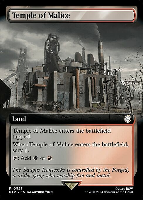 Temple of Malice Card Front