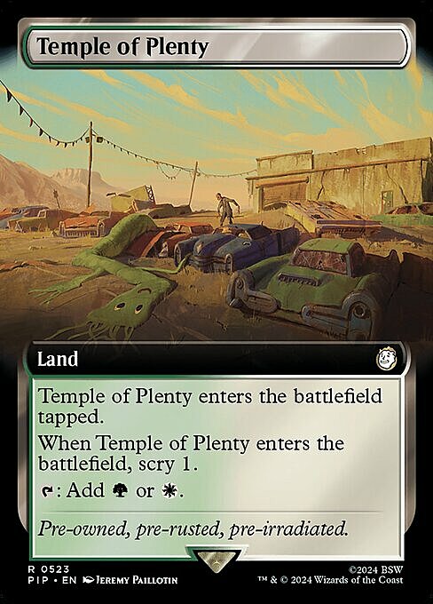 Temple of Plenty Card Front