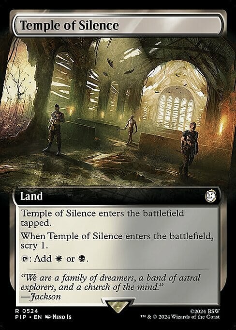 Temple of Silence Card Front