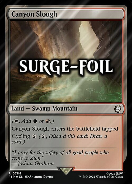 Canyon Slough Card Front