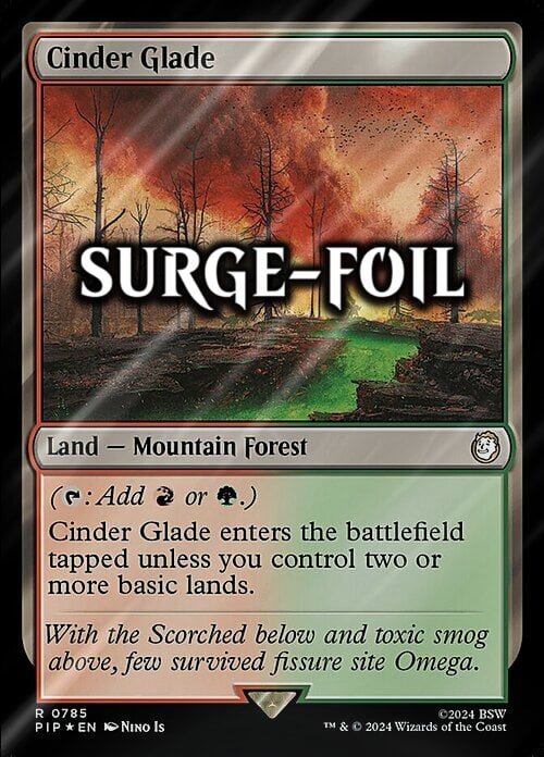 Cinder Glade Card Front