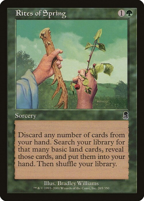 Rites of Spring Card Front