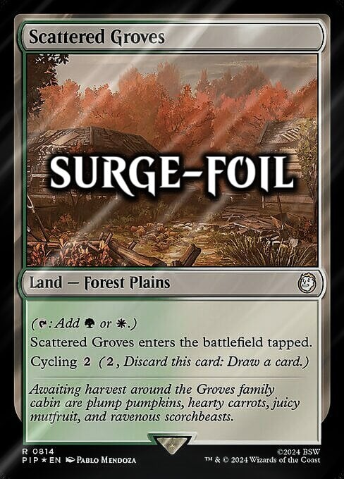 Scattered Groves Card Front