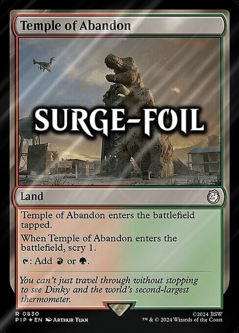 Temple of Abandon Card Front