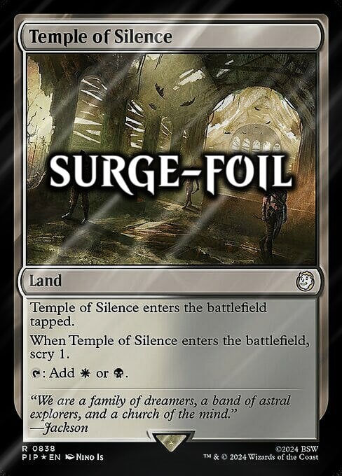 Temple of Silence Card Front