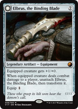 Elbrus, the Binding Blade // Withengar Unbound Card Front