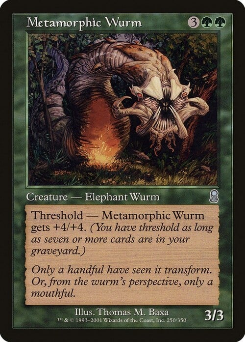 Metamorphic Wurm Card Front