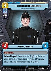 Lieutenant Childsen - Death Star Prison Warden