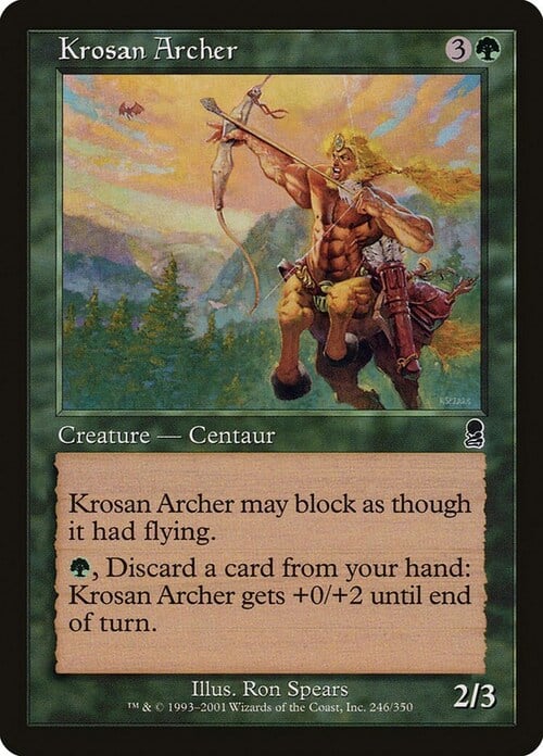 Krosan Archer Card Front