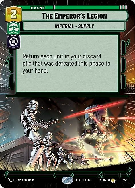 The Emperor's Legion Card Front