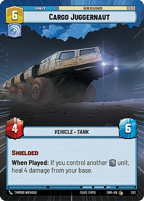 Cargo Juggernaut Card Front