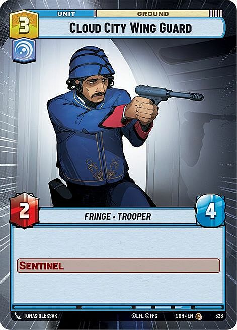 Cloud City Wing Guard Card Front