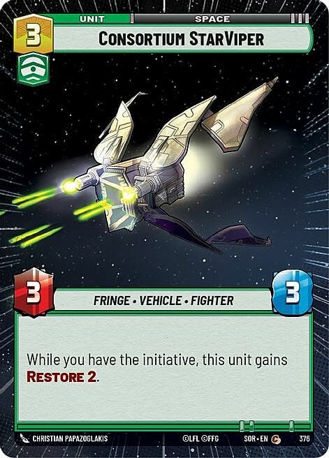 Consortium StarViper Card Front