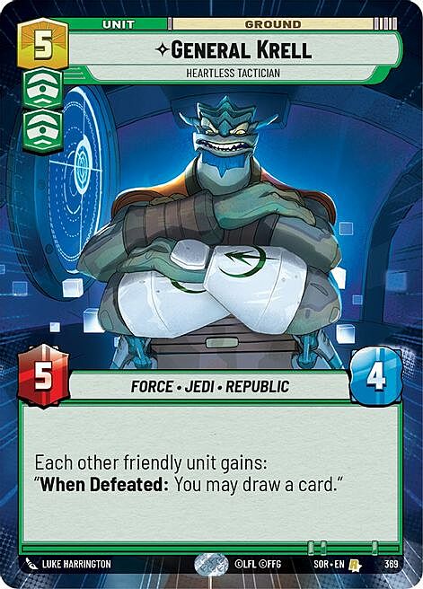 General Krell - Heartless Tactician Card Front