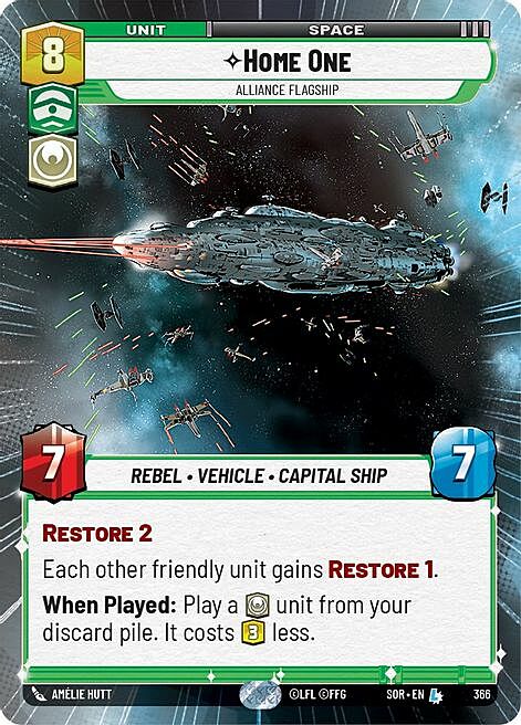 Home One - Alliance Flagship Card Front
