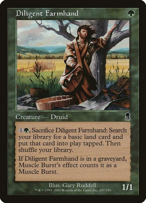 Diligent Farmhand Card Front