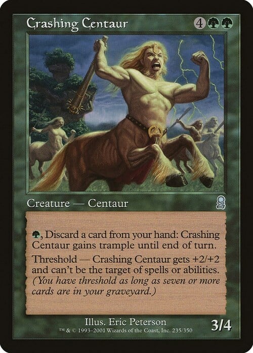 Crashing Centaur Card Front