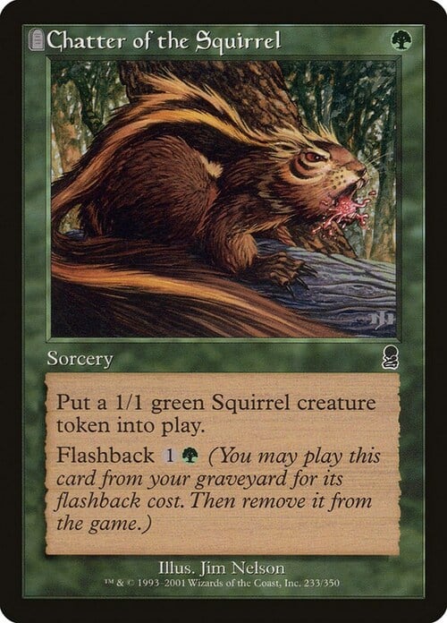 Chatter of the Squirrel Card Front