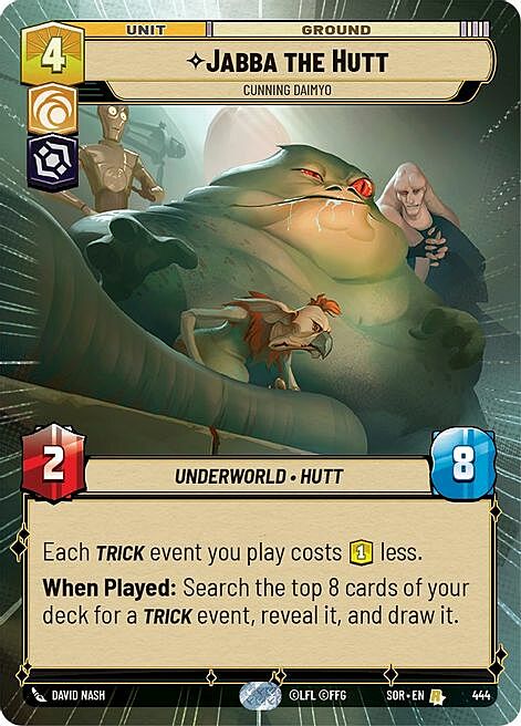 Jabba the Hutt, Cunning Daimyo Card Front
