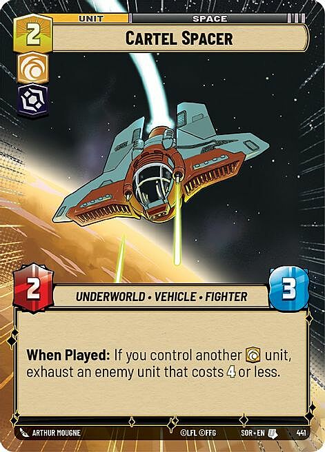 Cartel Spacer Card Front