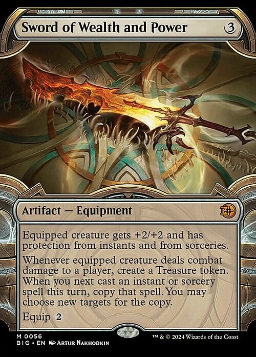 Sword of Wealth and Power Card Front
