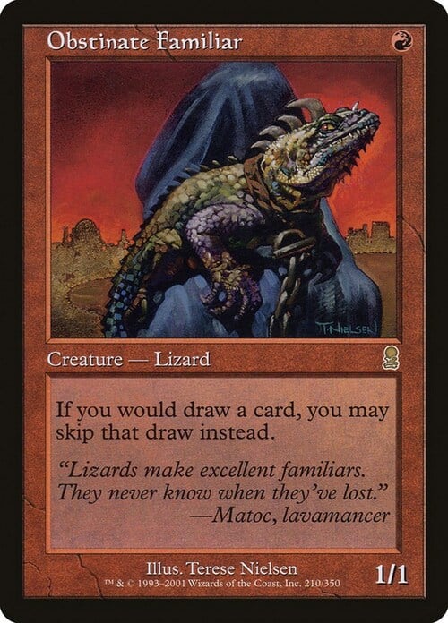 Obstinate Familiar Card Front
