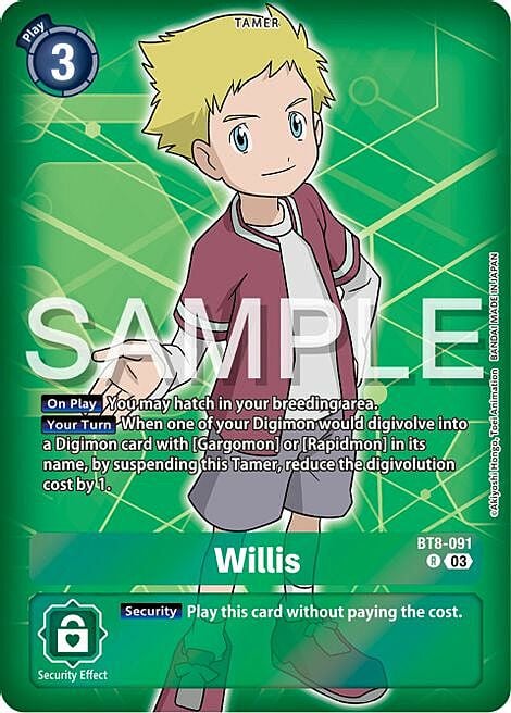 Willis Card Front