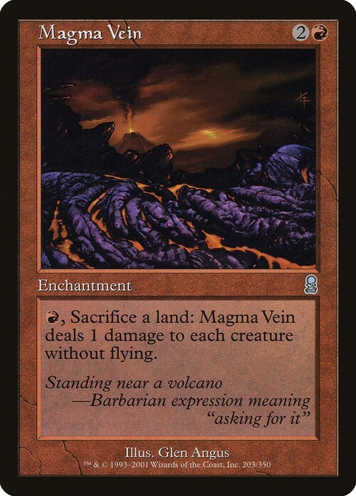 Magma Vein Card Front