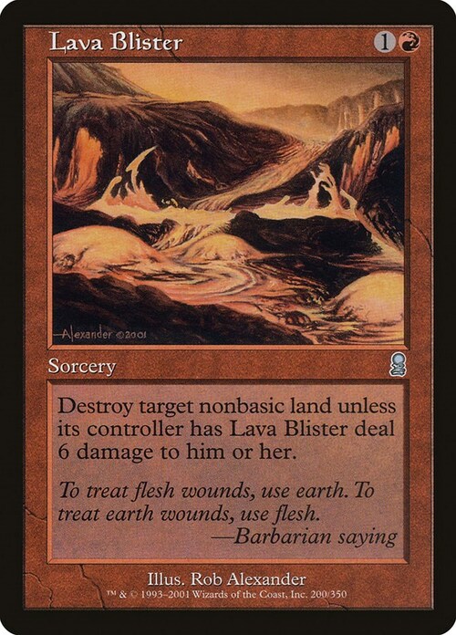 Lava Blister Card Front