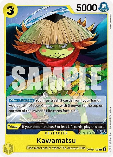 Kawamatsu Card Front