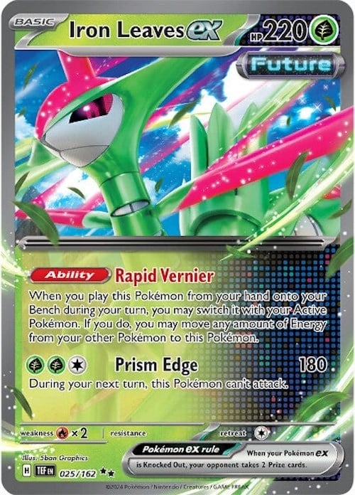 pokemon temporal forces card prices TCG: SCARLET AND VIOLET: FORCES: BOOSTER PACK RarityUncommon Hit Points150 HP Water Vanguard Punch (130 This Pokmon also does 10 damage to itself for each damage counter on it.) Water The Most Valuable Temporal Forces