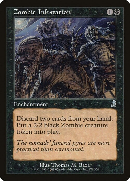 Infestazione di Zombie Card Front